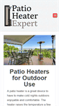 Mobile Screenshot of patioheaterexpert.com